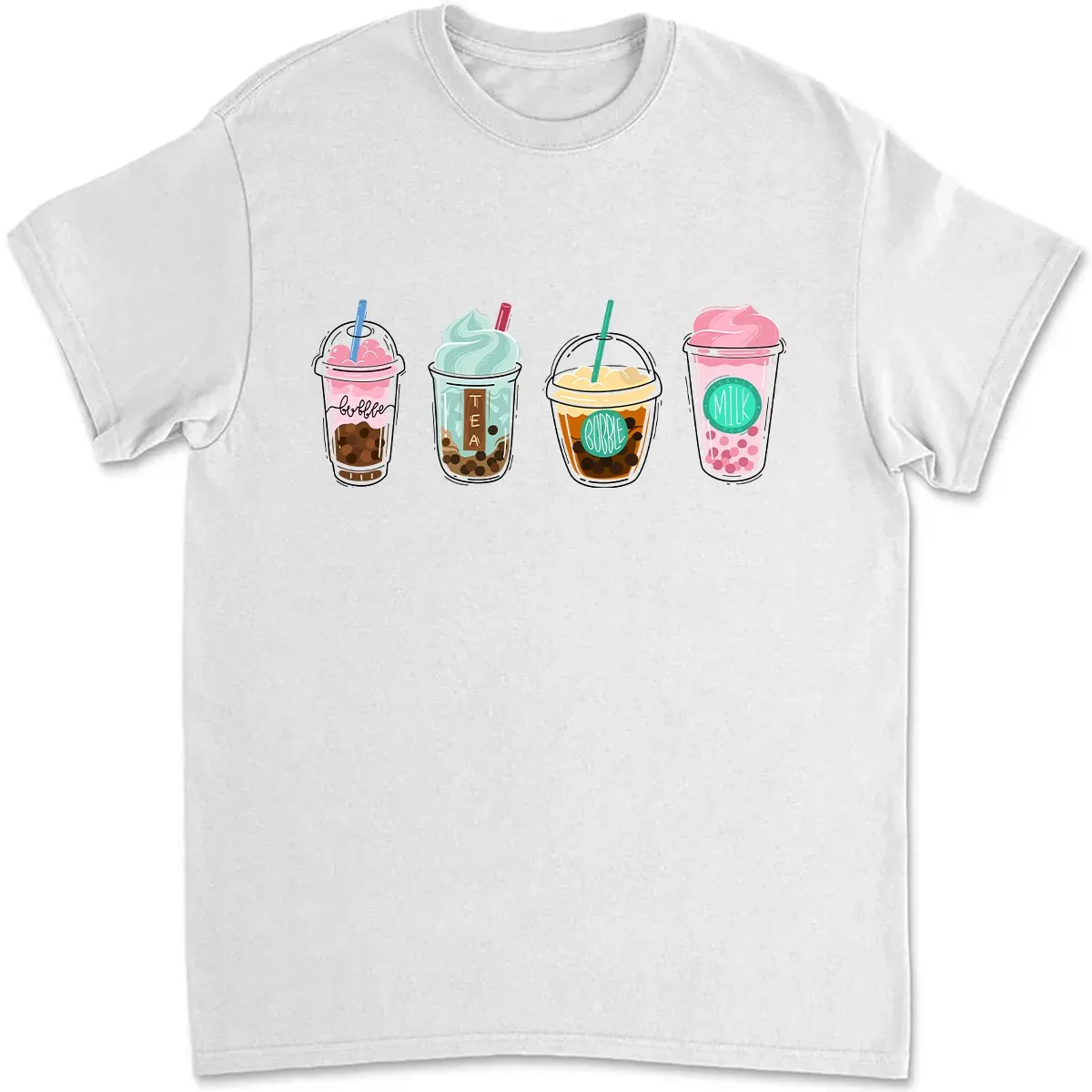 Teacher - Iced Coffee Cups T-Shirt