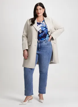 Tricotine Jacket & Straight Leg Jeans