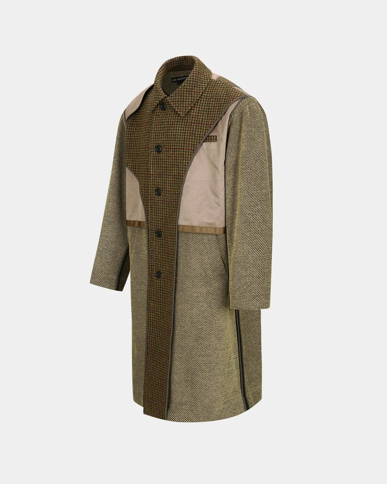 UNISEX INSIDE-OUT WOOL COAT awa641u(BROWN)