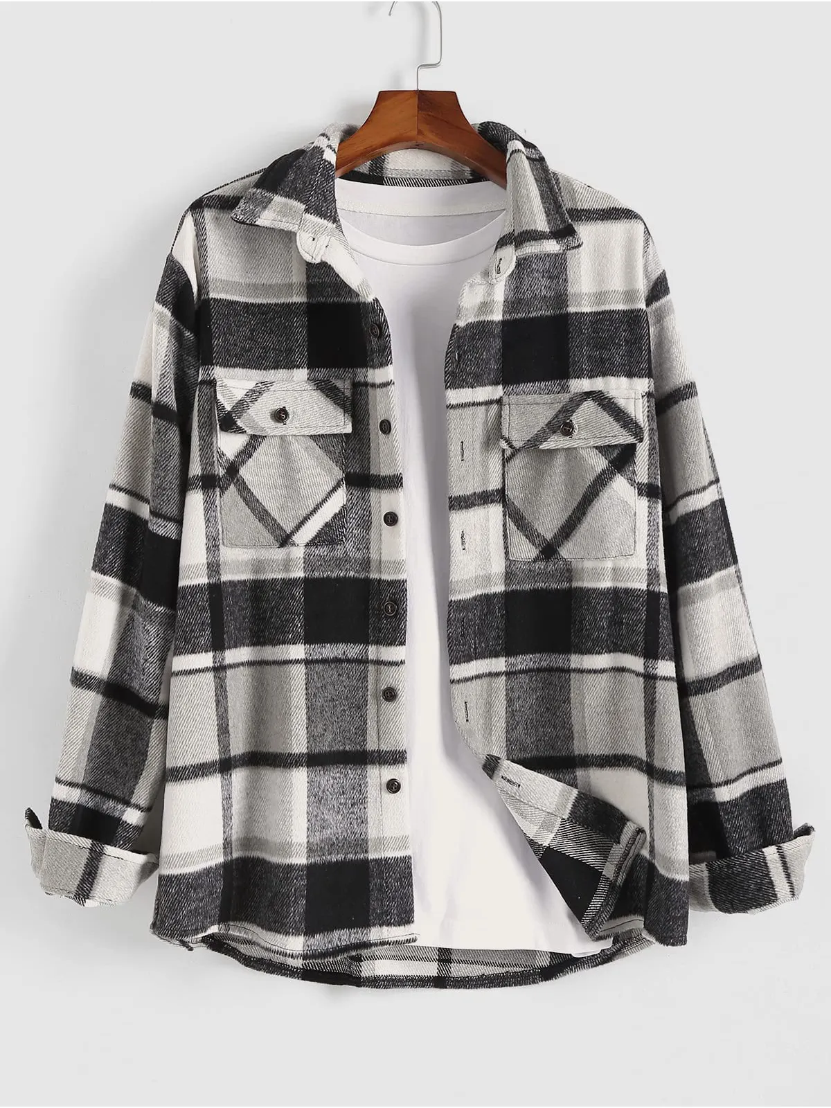 Unisex Plaid Shirt