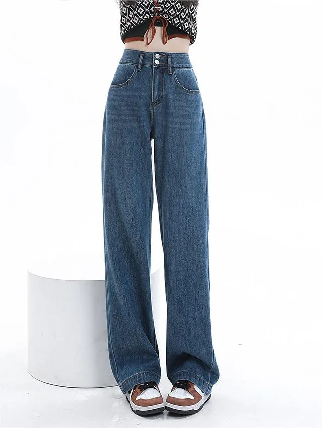 Wenkouban High-waisted, high-waisted air jeans