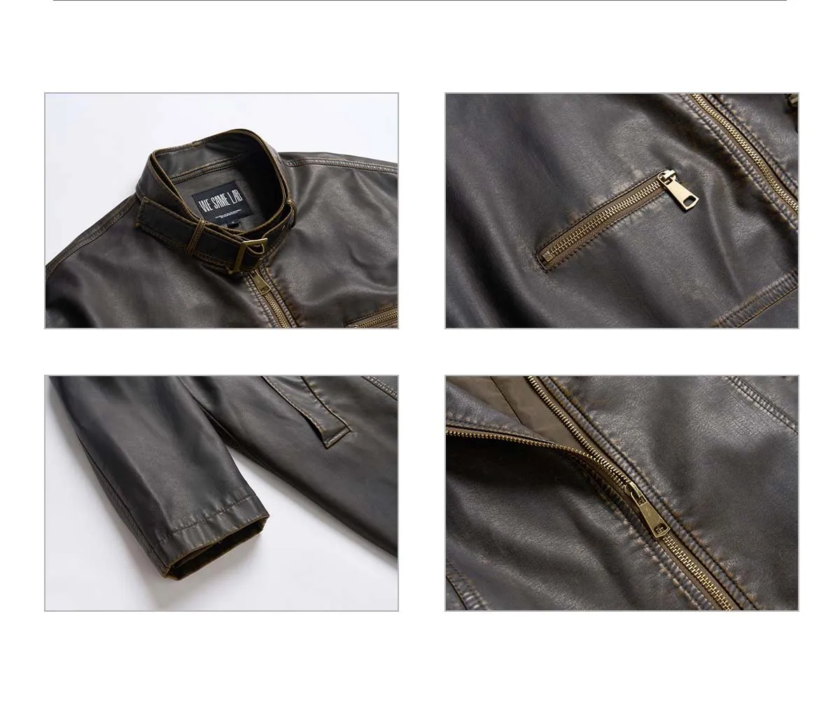 WESAME LAB RETRO WASHED LEATHER JACKET