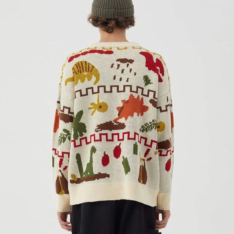 WLS Autumn Pattern Knitted Sweater