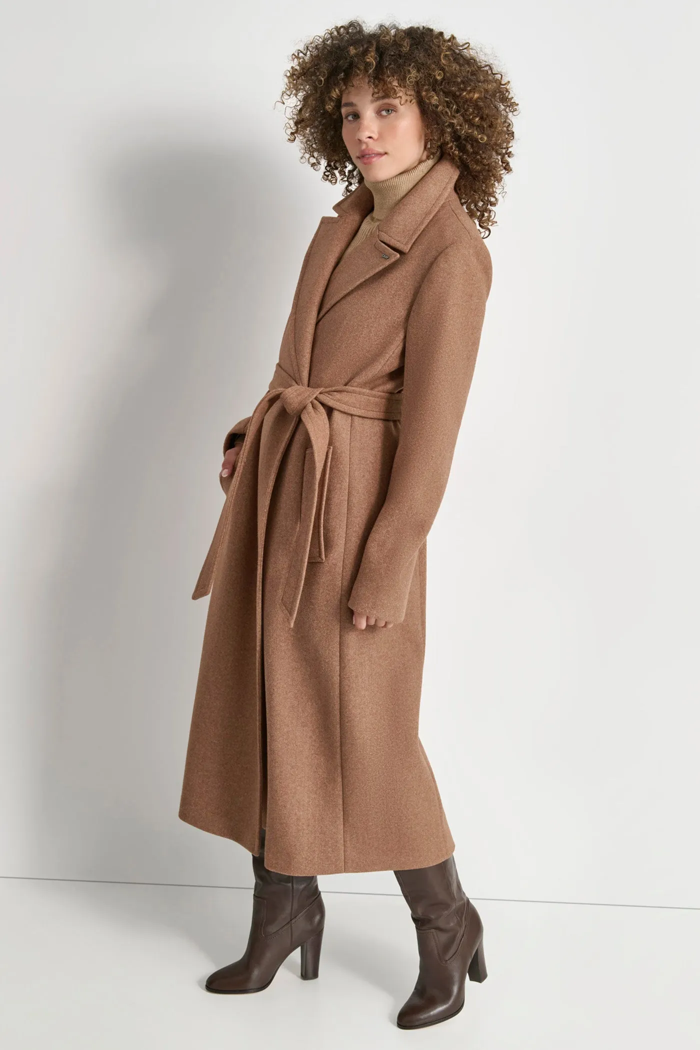 WOOL WRAP COAT