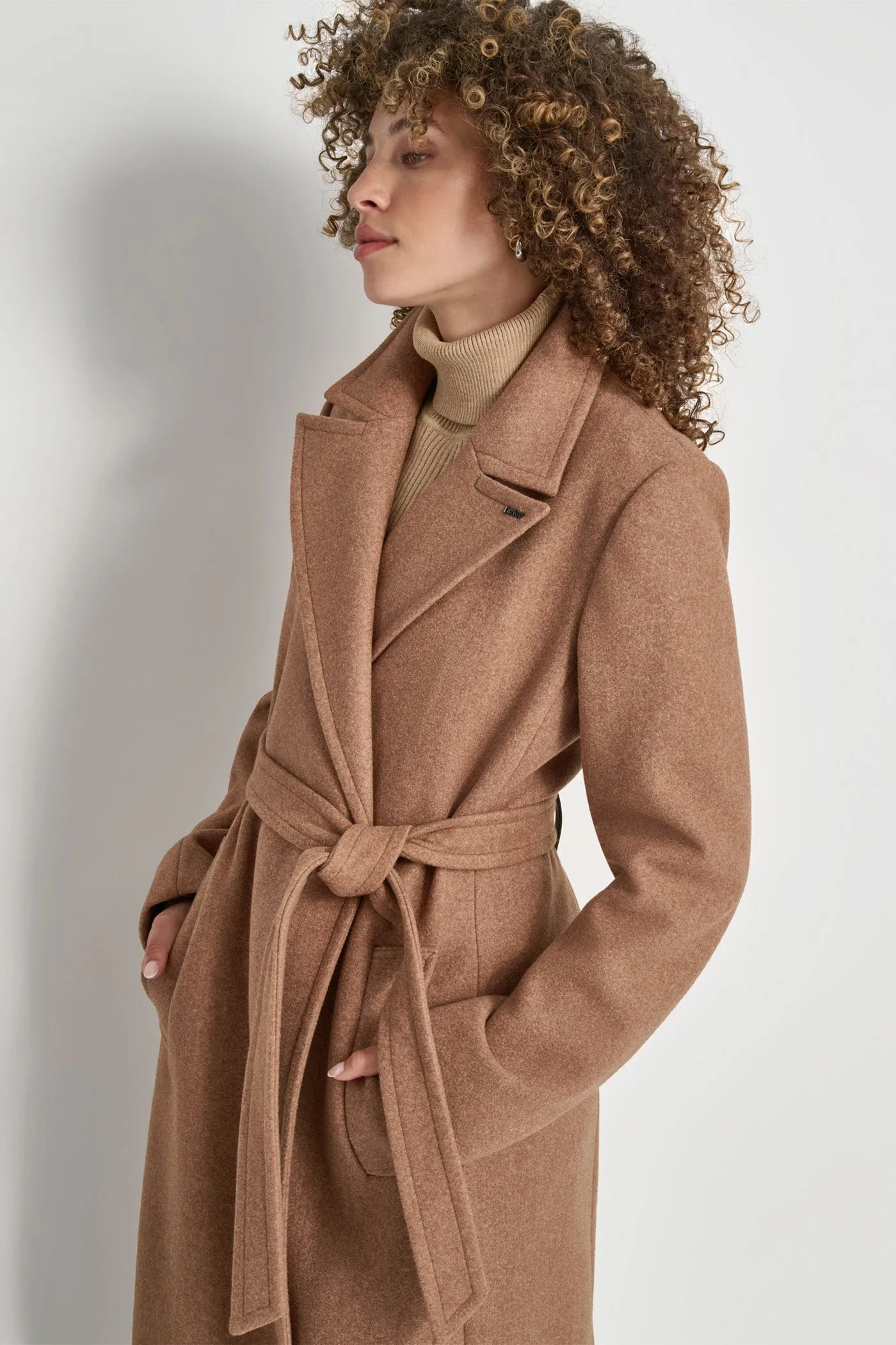 WOOL WRAP COAT